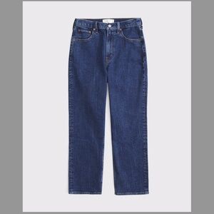 Abercrombie Ultra High Rise Ankle Straight Jean, Size 12/31